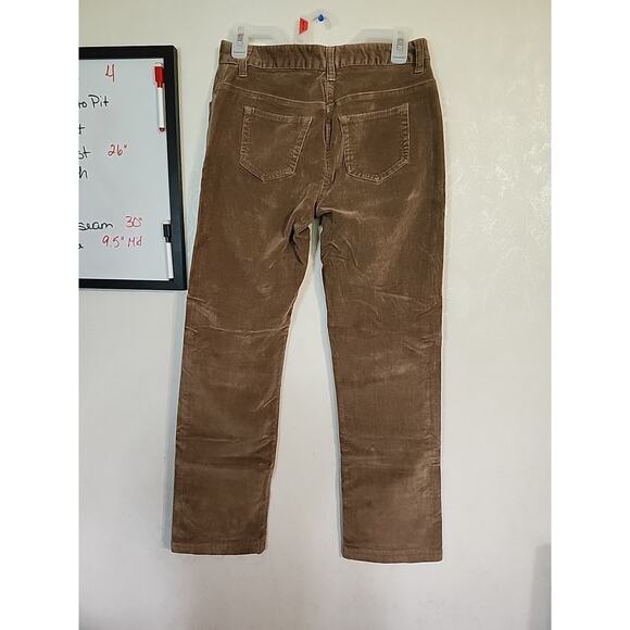 BMoss Clothing Company Pants Womens Corduroy Stretch sz 4 Brown - Picture 8 of 11
